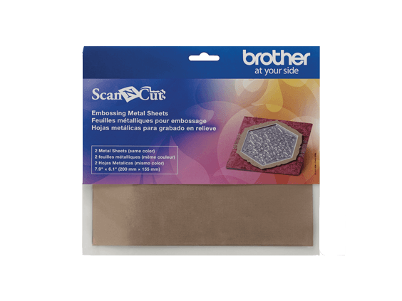 Copper Embossing Metal Sheets - Brother ScanNCut - CAEBSBMS1