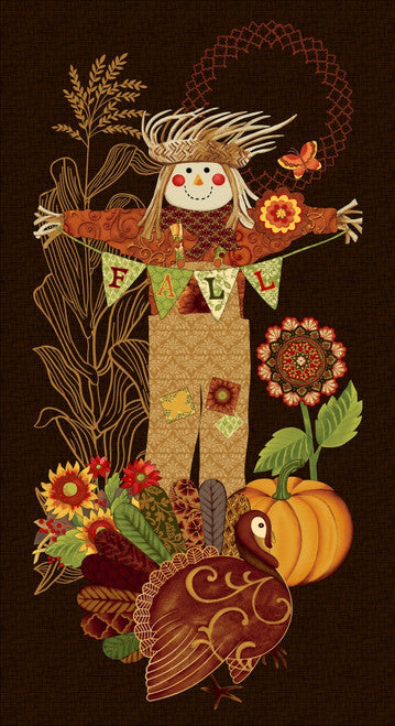 Scarecrow Panel - Fall Festival - Clearance
