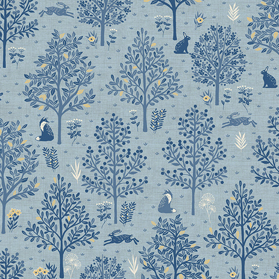 Blue Trees - Hedgerow - 2416B