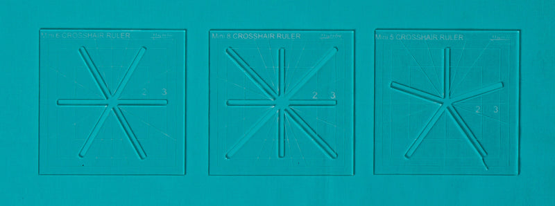 Mini Crosshair Rulers  - Westalee Sew Steady WACHSMINISET