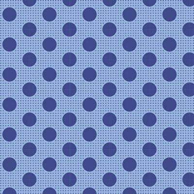 Tilda Dots - Denim Blue - Clearance