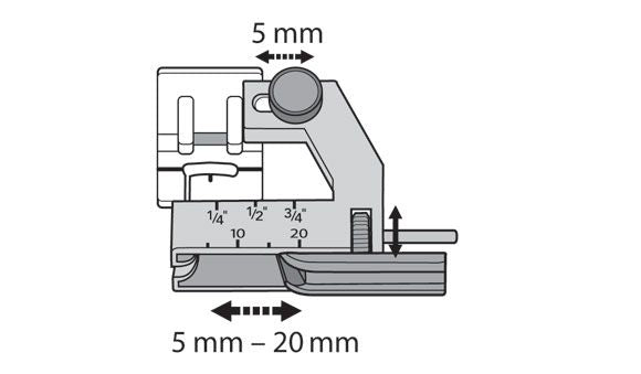 Adjustable Blind Hem Foot - Viking 412976645