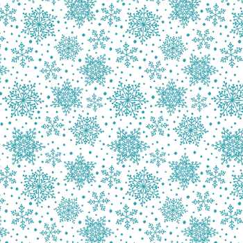 Snowflakes Turquoise - Hearty The Snowman