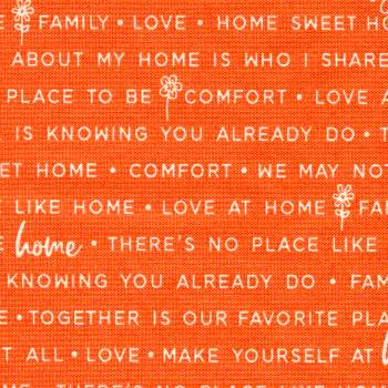 Home Phrases in Orange - Make Yourself At Home
